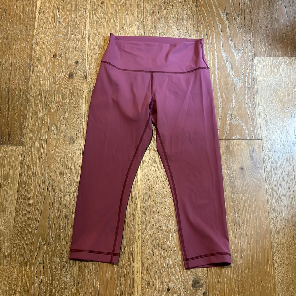 Lululemon high waisted magenta leggings